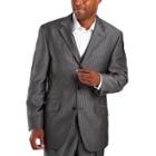 Steve Harvey 3-button Black Stripe Suit Jacket