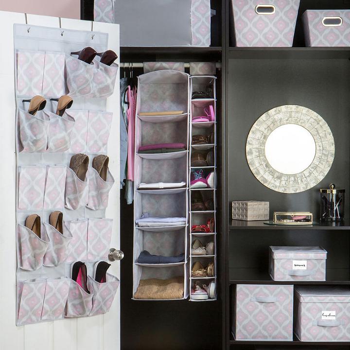 Non-woven 10 Shelf Shoe Organizer - Ikat