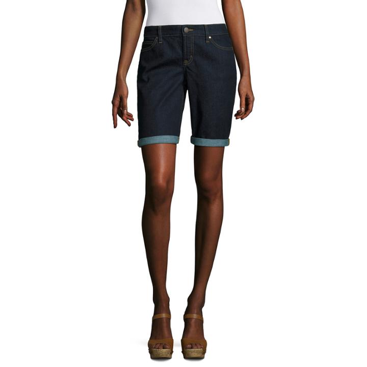 A.n.a Denim Bermuda Short (9 Rolled)