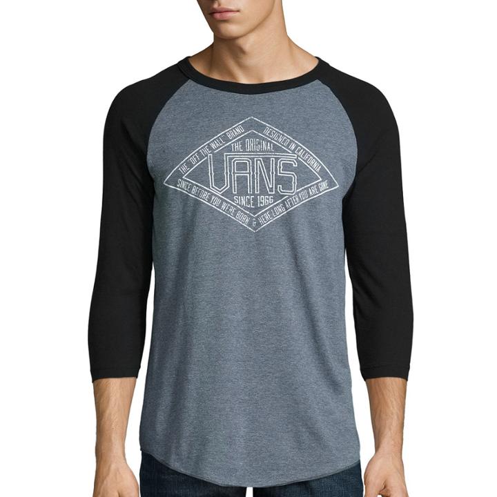 Vans 3/4 Sleeve Crew Neck T-shirt