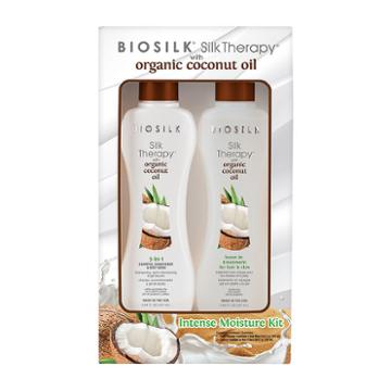 Biosilk Organic Coconut Oil Duo 2-pc. Value Set - 11.3 Oz.