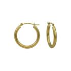 Majestique&trade; 18k Yellow Gold 20mm Hollow Hoop Earrings