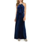Blu Sage Sleeveless Embellished Evening Gown