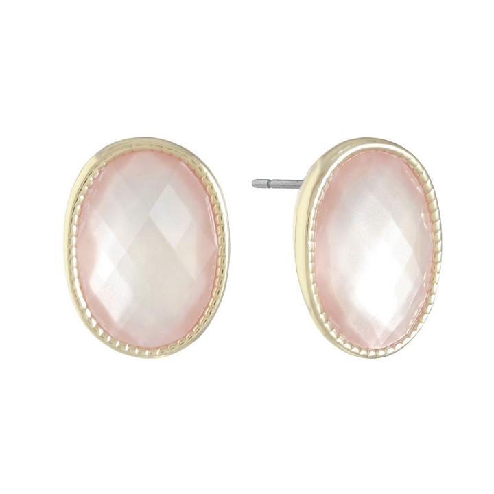 Monet Jewelry Pink 16mm Stud Earrings