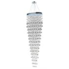 Icicle Collection 16 Light Chrome Finish And Clearcrystal Oval Chandelier