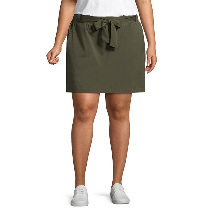 St. John's Baywoven Belted Skort - Plus