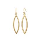 Liz Claiborne Gold-tone Open Dangle Earrings