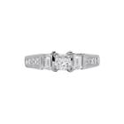 1 Ct. T.w. Diamond 14k White Gold Engagement Ring