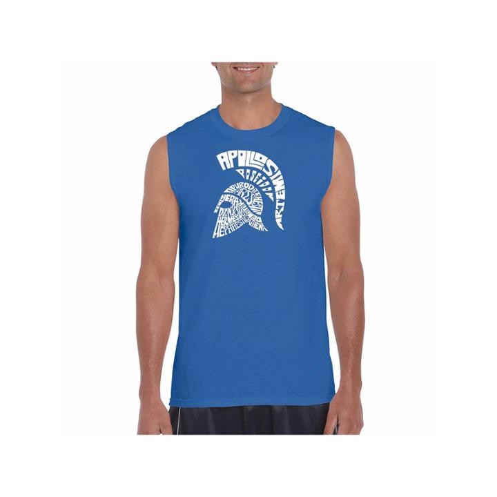 Los Angeles Spartan Sleeveless Crew Neck T-shirt-big And Tall
