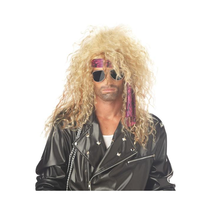 Heavy Metal Rocker Blonde Wig