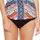 A.n.a Tribal Beat High Neck Tankini Swimsuit Top