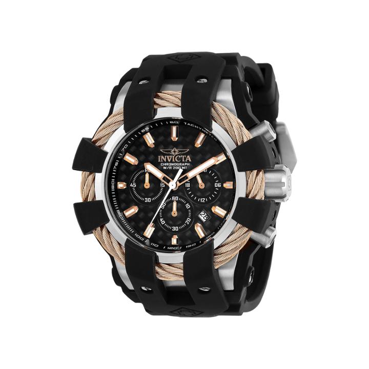 Invicta Bolt Mens Black Strap Watch-23859