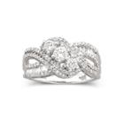 Love Lives Forever&trade; 3/4 Ct. T.w. Diamond 10k White Gold 3-stone Ring