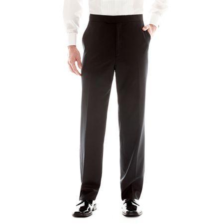 Stafford Flat-front Tuxedo Pants