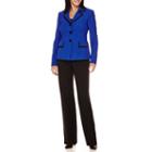Le Suit Basket Weave Pant Suit