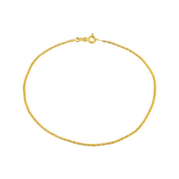 10k Gold Valentino Chain Ankle Bracelet