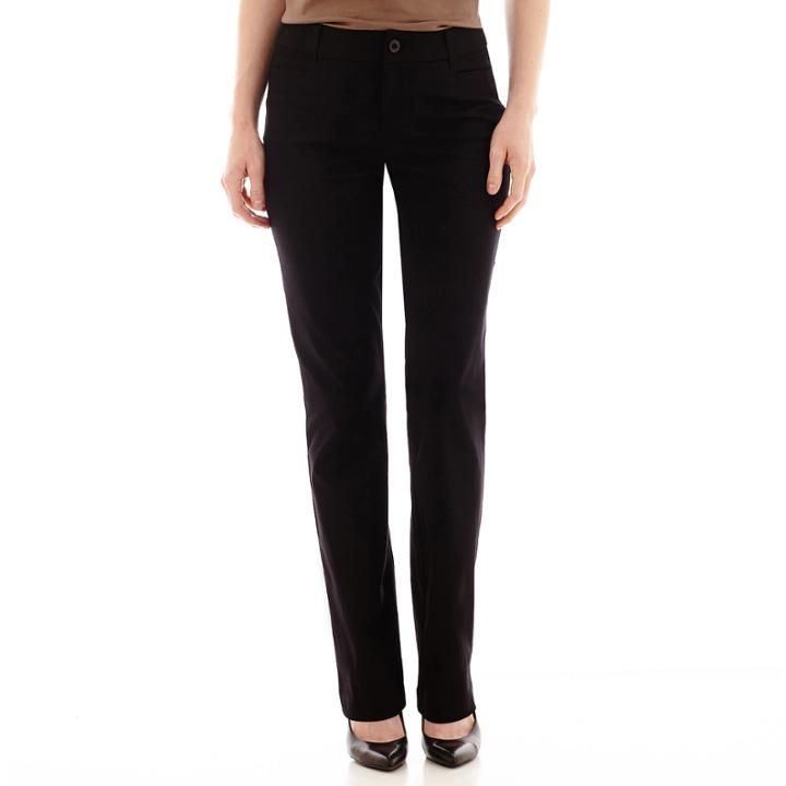 St. John's Bay Bi-stretch Pants - Tall