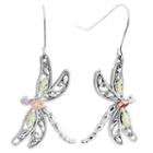 Black Hills Gold Butterfly Drop Earrings