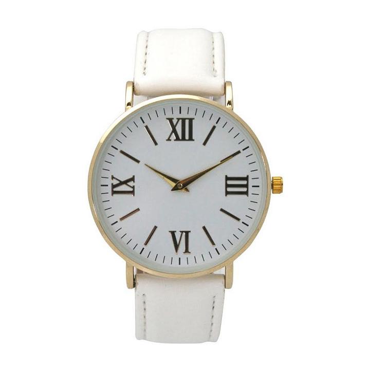 Olivia Pratt Womens White Strap Watch-515309white