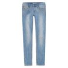 V Gold 5-pocket Star Rhinestone Embellished Skinny Jean