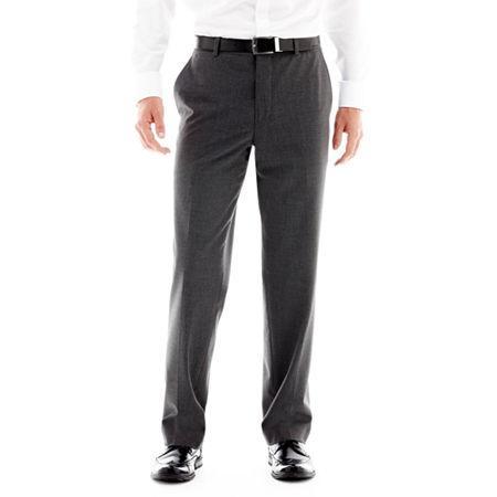 Jf J. Ferrar Stretch Gabardine Flat-front Suit Pants - Classic Fit