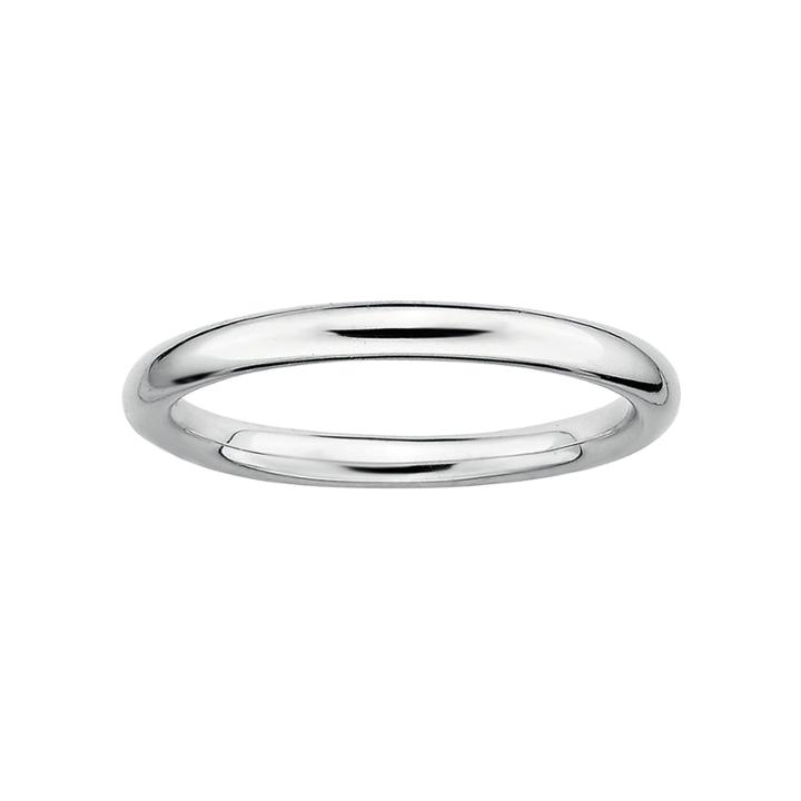 Personally Stackable Sterling Silver 3.5mm Polished Ring