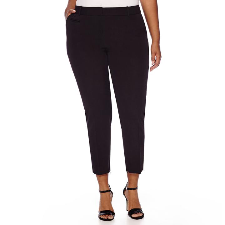 Worthington Slim-leg Ankle Pants - Plus