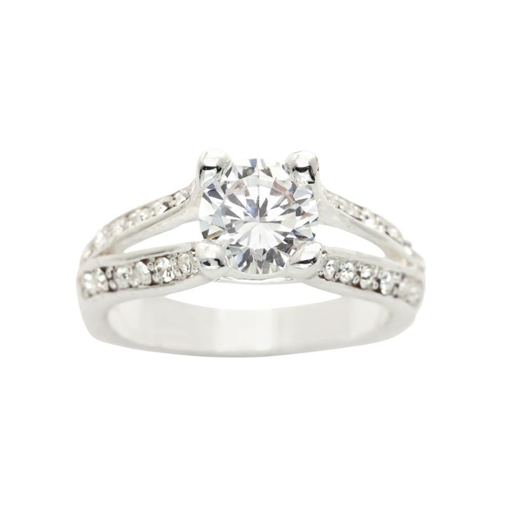 Sparkle Allure White Cubic Zirconia Bridal Set