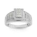 1/2 Ct. T.w. Diamond 10k White Gold Multi-top Bridal Ring