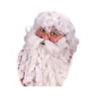 Deluxe Santa Wigbeardeyebrows Mens Dress Up Accessory