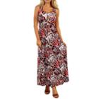 24/7 Comfort Apparel Elegant Afternoon Maxi Dress