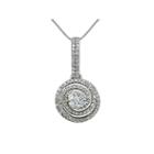 Diamond Blossom Womens 1/4 Ct. T.w. White Diamond 10k Gold Pendant Necklace