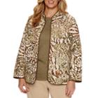 Alfred Dunner Cactus Ranch Floral Skin Quilt Jacket - Plus