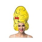 Yellow Beehive Comic Foam Adult Wig