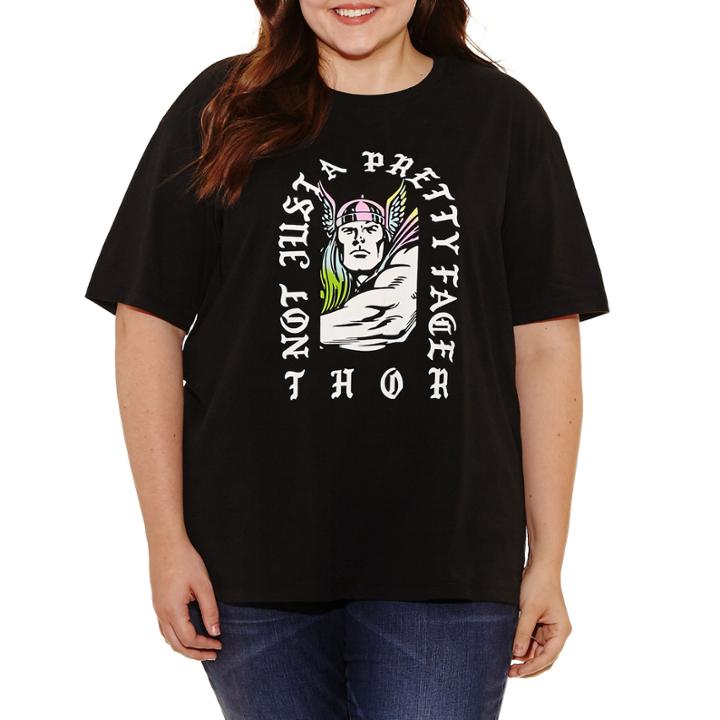 Short Sleeve Avengers Graphic T-shirt- Juniors Plus