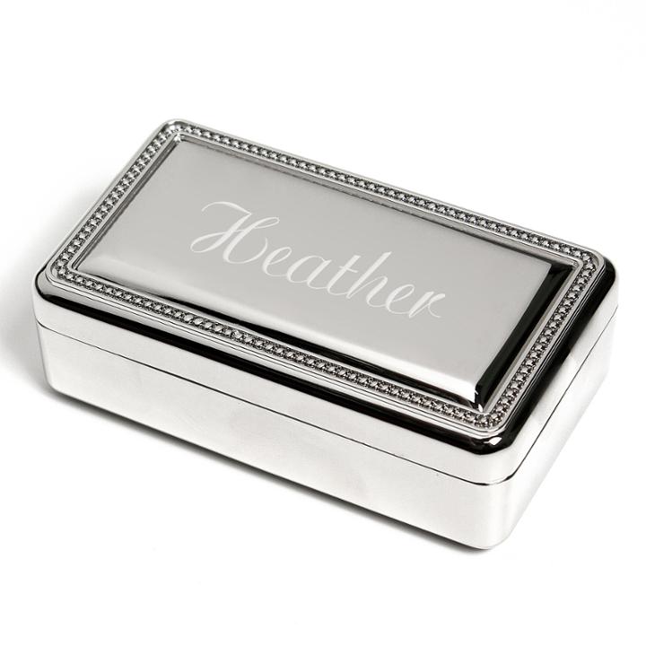 Cathy's Concepts Personalized Beaded Keepsake Box
