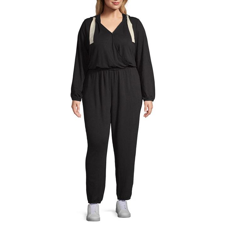 Xersion Long Sleeve Jumpsuit-plus