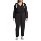 Xersion Long Sleeve Jumpsuit-plus