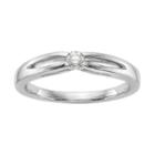 Womens 1/10 Ct. T.w. Genuine Round White Diamond 14k Gold Promise Ring