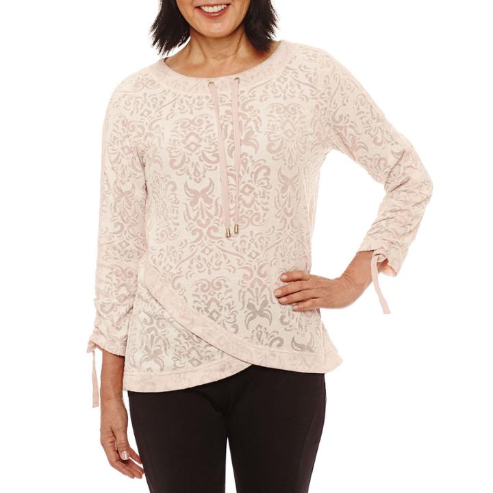 Lark Lane Holiday Rose Tunic Top