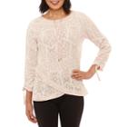 Lark Lane Holiday Rose Tunic Top