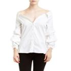 Romeo And Juliet Couture Gathered Sleeve Shirt