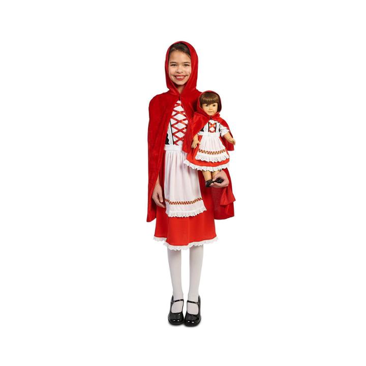 Red Riding Hood Classic Child Costume With Matching 18 Doll Costume
