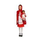 Red Riding Hood Classic Child Costume With Matching 18 Doll Costume