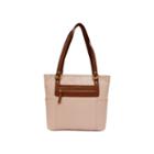 St. John's Bay Two-tone Leather Tote