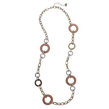El By Erica Lyons July Tritone 36 Inch Chain Necklace