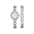 Armitron Now Womens Two Tone 2-pc. Watch Boxed Set-75/5485mptrst