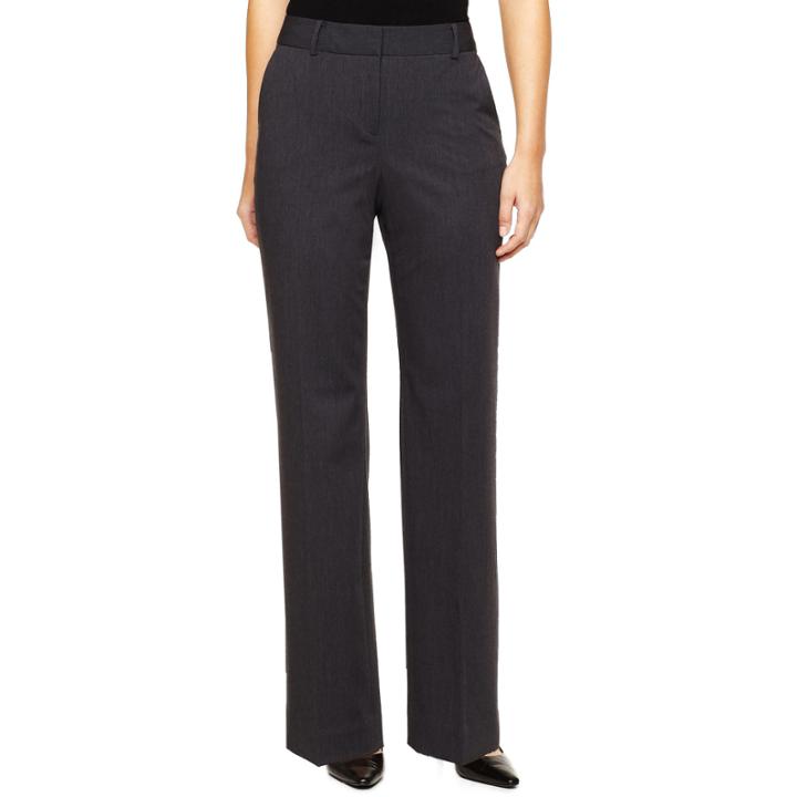 Liz Claiborne Secretly Slender Straight-leg Trouser Pants - Petite Short