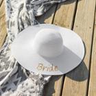 Cathy's Concepts Bride Sequin Beach Hat