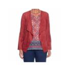 Alfred Dunner Gypsy Moon Cascade Suede Jacket
